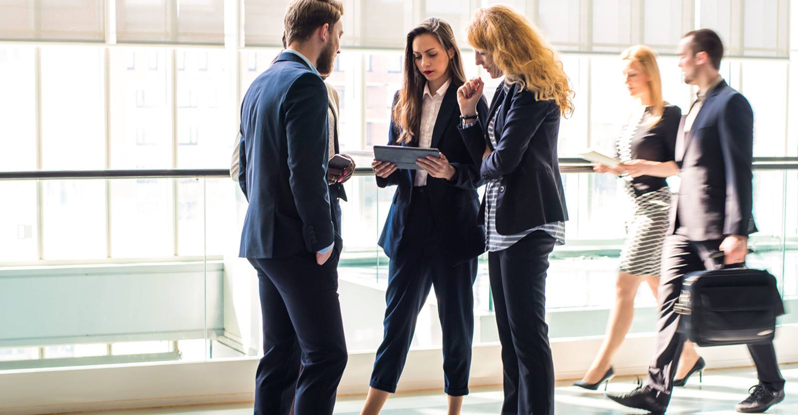 Boxley Group consultants working with a client team